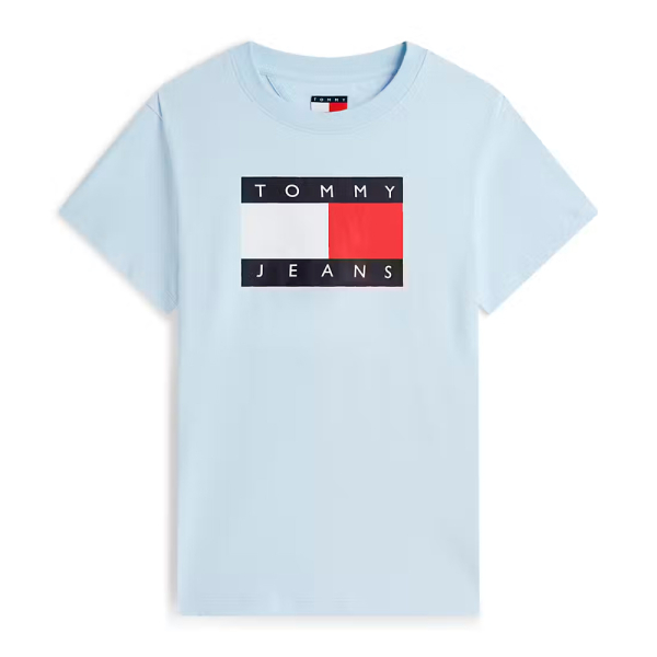Tommy Hilfiger T-shirts hauts et polos Bleu - T-shirt Tommy Hilfiger logo ton sur ton - S - Ref 36 €